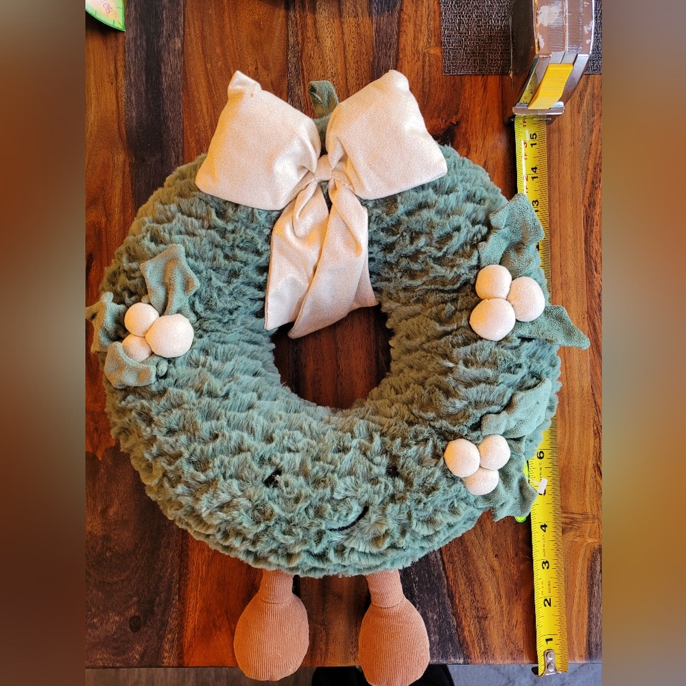 BNWT Jellycat large amuseable gold wreath